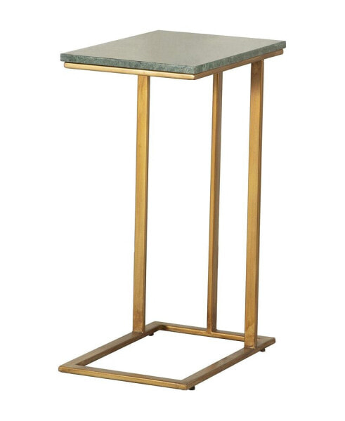 Accent Table with Marble Top