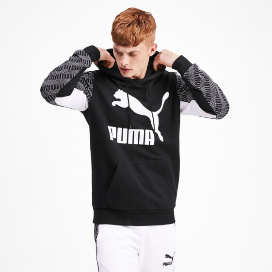 [595265-61] Mens Puma CLASSICS GRAPHIC HOODY AOP