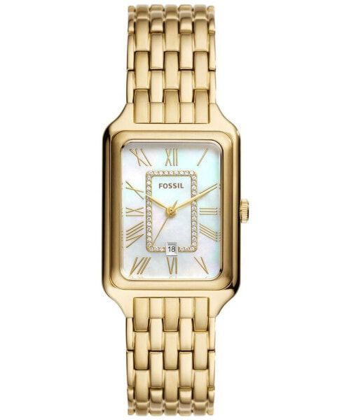 Women's Raquel Three-Hand Date Gold-Tone Stainless Steel Watch, 26mm