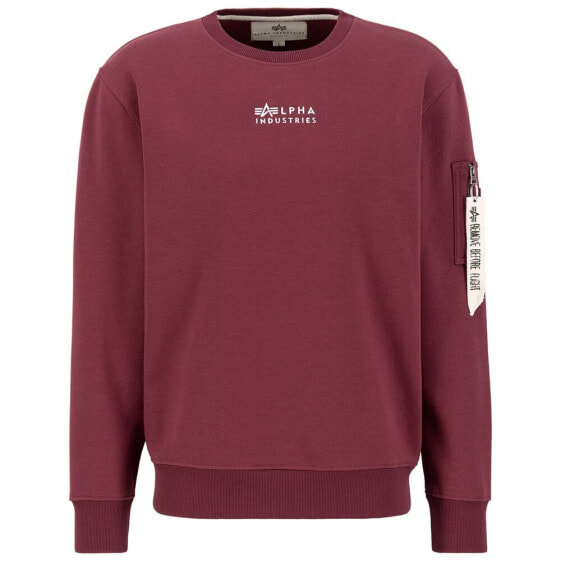 ALPHA INDUSTRIES Organics EMB Sweatshirt Color: Organic Burgundy; Size: M:  Buy Online in the UAE, Price from 368 EAD & Shipping to Dubai | Alimart