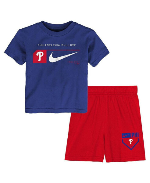 Toddler Philadelphia Phillies Authentic Collection T-Shirt Shorts Set