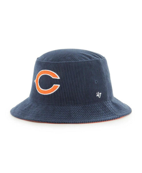 Men's Navy Chicago Bears Thick Cord Bucket Hat