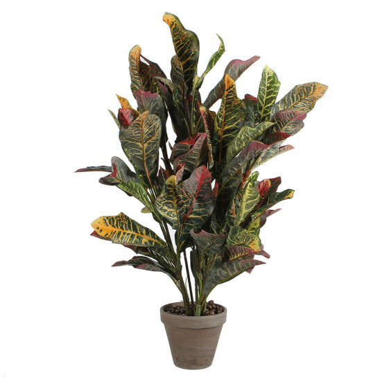 Декоративное растение Mica Decorations Croton Зеленый PVC (73 x 40 cm)