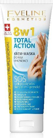 Крем-маска для рук и ногтей Eveline Hand & Nail Therapy Total Action 8w1 75 мл