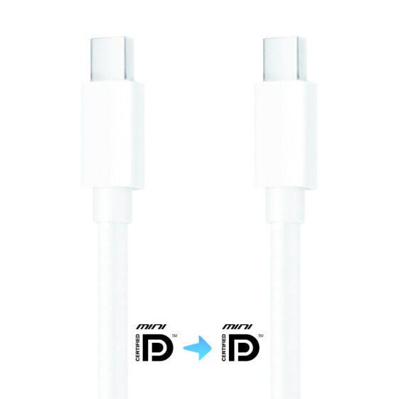 PureLink IS1000-015 - 1.5 m - Mini DisplayPort - Mini DisplayPort - Male - Male - White