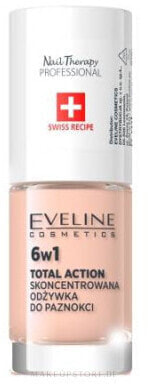 6in1 Nagelconditioner - Eveline Cosmetics Nail Therapy Professional 6 in 1 Care & Color Nude