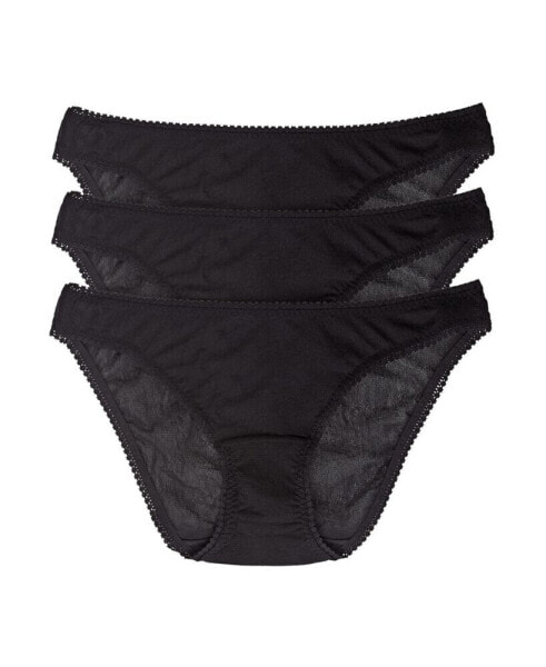 Women's Mesh Hip Bikini Panty, Pack of 3 3202P3