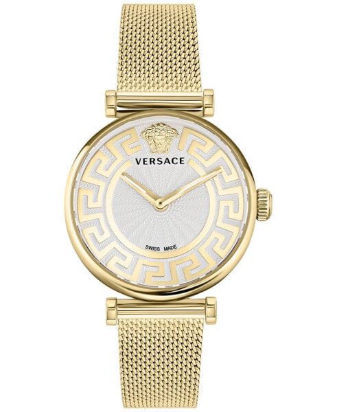 Часы Versace Greca Chic Gold Mesh 35mm