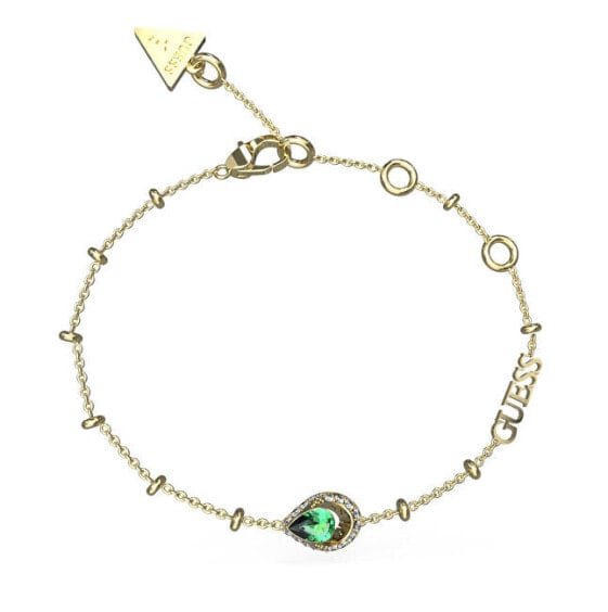 Charming Gold Plated Crystal Drop Bracelet JUBB03392JWYGEM