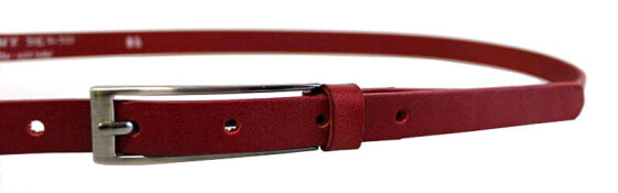Leather Leather Belt 15-1-93 Red