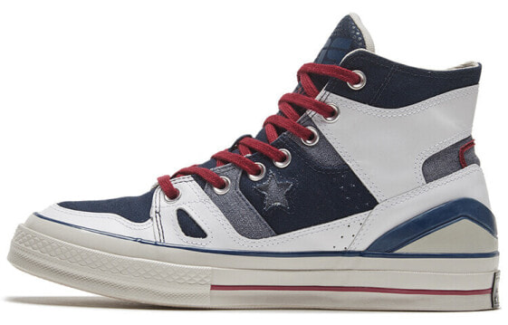 Стильные кеды женские бело-голубые Converse 1970s Chuck Taylor All Star E260