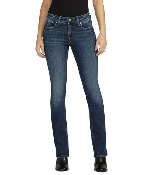 Women's Elyse Mid Rise Comfort Fit Slim Bootcut Jeans