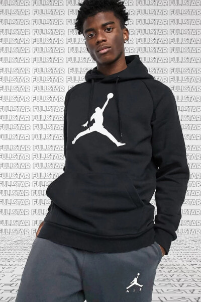 Толстовка Nike с капюшоном Jordan Jumpman Big Logo черная