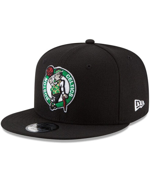Men's Black Boston Celtics Official Team Color 9FIFTY Snapback Hat