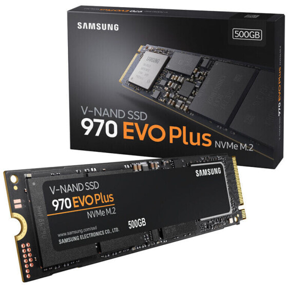 Samsung 970 Evo Plus NVMe SSD, PCIe 3.0 M.2 Typ 2280 - 500 GB