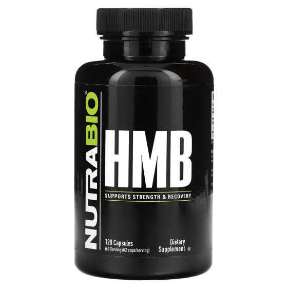 Добавка NutraBio HMB 1,000 мг 120 капсул