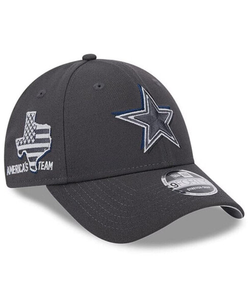 Men's Graphite Dallas Cowboys 2024 NFL Draft 9FORTY Adjustable Hat