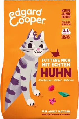 Trockenfutter Katze mit Freilandhuhn & Cranberrys, Adult, 2 kg