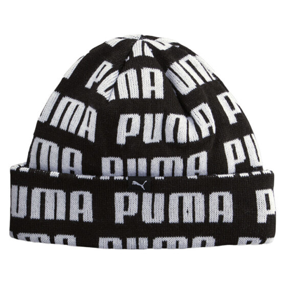 Puma Repeat Logo Beanie Mens Size OSFA Athletic Casual 85959601