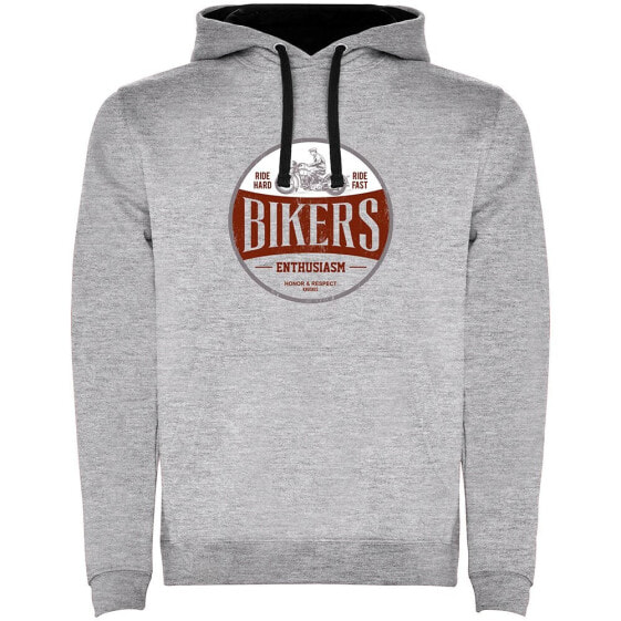 KRUSKIS Bikers Enthusiasm Two Colour hoodie