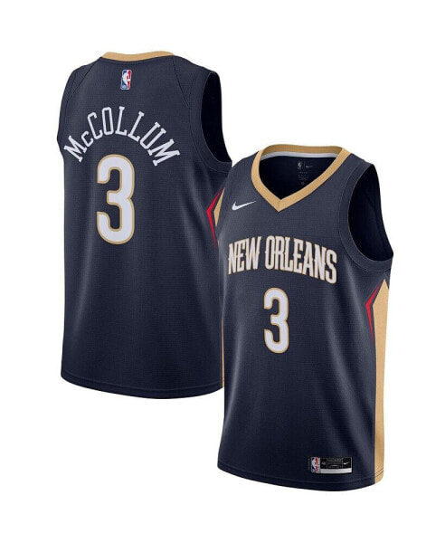 Men's and Women's C.J. McCollum Navy New Orleans Pelicans 2021/22 Swingman Jersey - Icon Edition