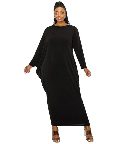 Women's Plus Size Louella Asymmetrical Maxi Dress
