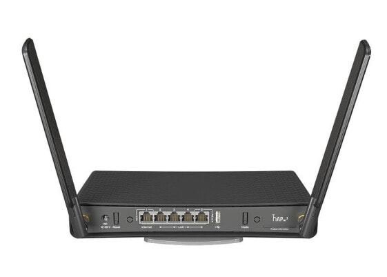 MikroTik hAP ac³ - Wi-Fi 5 (802.11ac) - Dual-band (2.4 GHz / 5 GHz) - Ethernet LAN - Black - Tabletop router - Беспроводной маршрутизатор Mikrotik