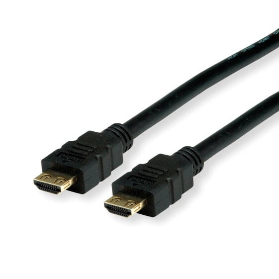 Разъем HDMI типа A (стандартный) VALUE by ROTRONIC-SECOMP AG 11.99.5696 - 10 м - HDMI тип A (стандартный) - HDMI тип A (стандартный) - 3D - черный