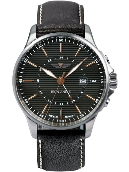 Наручные часы IRON ANNIE 5842-5 Wellblech Dual-Time кварцевые 42 мм