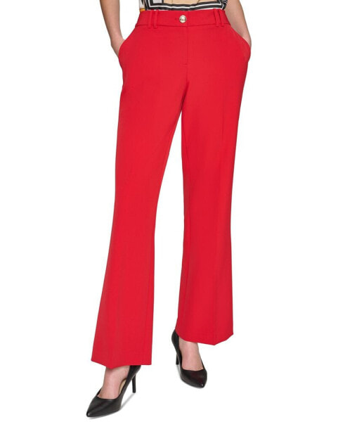 Women's Mid-Rise Wide-Leg Pants