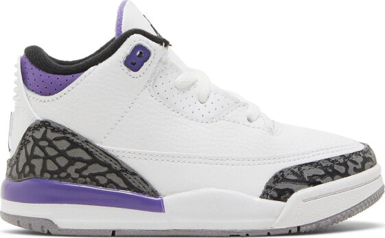 [DM0968-105] Toddlers Air Jordan Retro 3 (TD) 'Dark Iris'