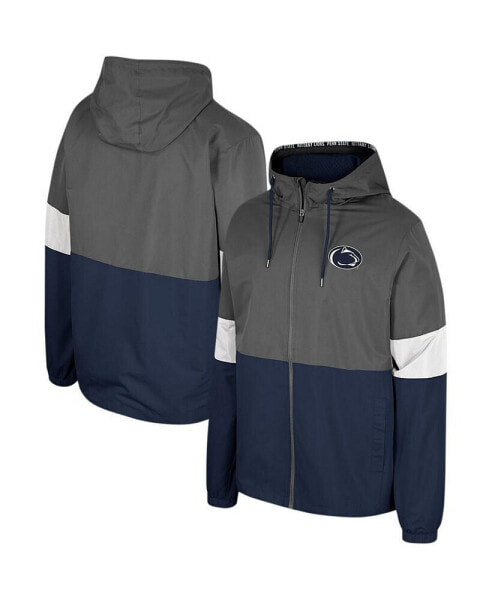 Men's Charcoal Penn State Nittany Lions Miles Full-Zip Jacket