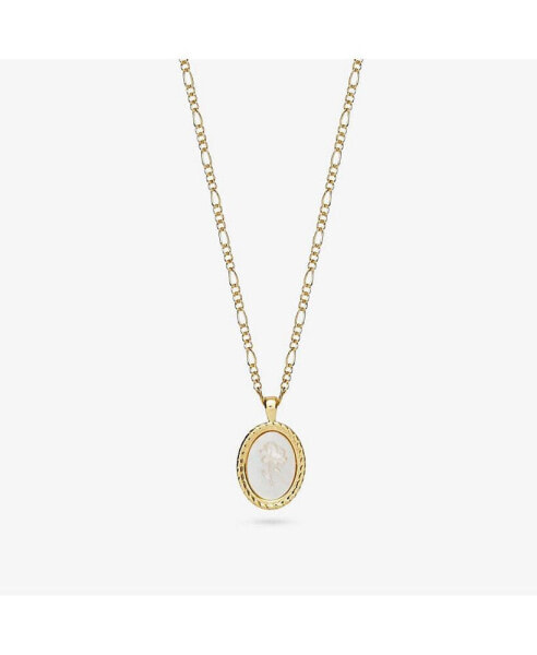 Ana Luisa rose Engraved Necklace - Hannah