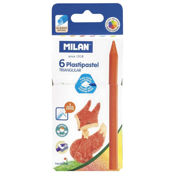 MILAN Box 6 Triangular Plastipastel
