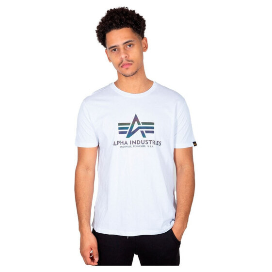 ALPHA INDUSTRIES Basic Rainbow Reflective short sleeve T-shirt