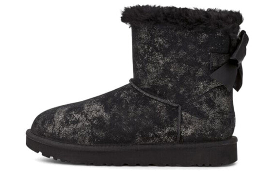 Угги женские UGG Mini Bailey Bow Glimmer 1125795 черные