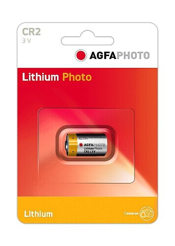 AgfaPhoto CR2 - Single-use battery - Lithium - 3 V - Grey - Red