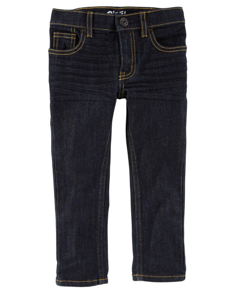 Kid Dark Wash Husky-Fit Skinny-Leg Jeans 4H