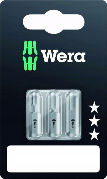 Wera Wera 05073344001, 3 pc(s), Hex (metric), 2,2.5,3 mm, 840/1 Z Hex-Plus 1 x 2.0x25 1 x 2.5x25 1 x 3.0x25, CE, GS, DVE, Blister