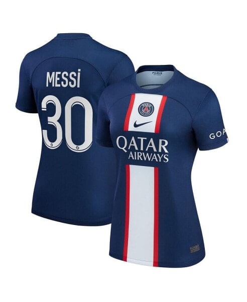 Women's Lionel Messi Blue Paris Saint-Germain 2022/23 Home Replica Player Jersey