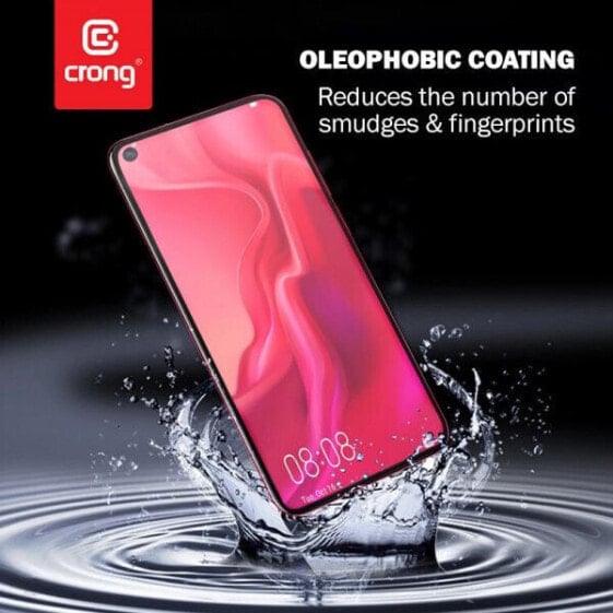 Crong Crong 7D Nano Flexible Glass - Szkło hybrydowe 9H na cały ekran Samsung Galaxy A21s