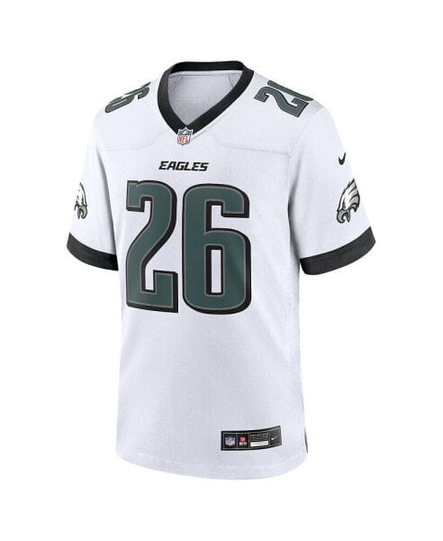 Men's Saquon Barkley White Philadelphia Eagles White Game Jersey