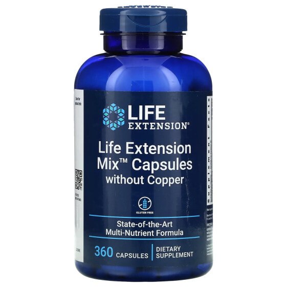 Витаминно-минеральный комплекс Life Extension Mix без меди, 360 капсул