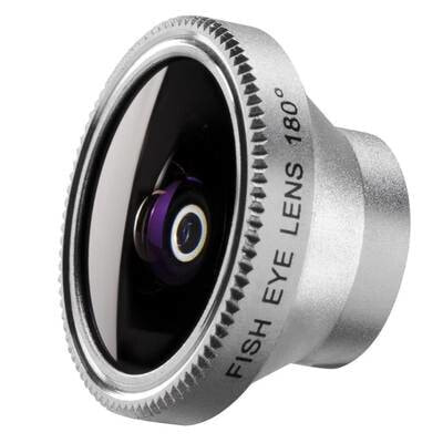 Walimex Fish-Eye 180 - Photo lens - Silver - Aluminium - iPhone 4/4S/5