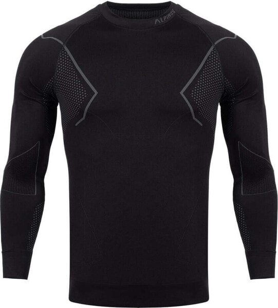 Alpinus Bluza termoaktywna męska Alpinus Active Base Layer czarno-szara GT43189 Alpinus M