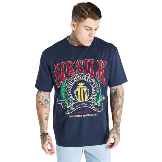 Футболка мужская SIKSILK Varsity Oversized "Оверсайз"