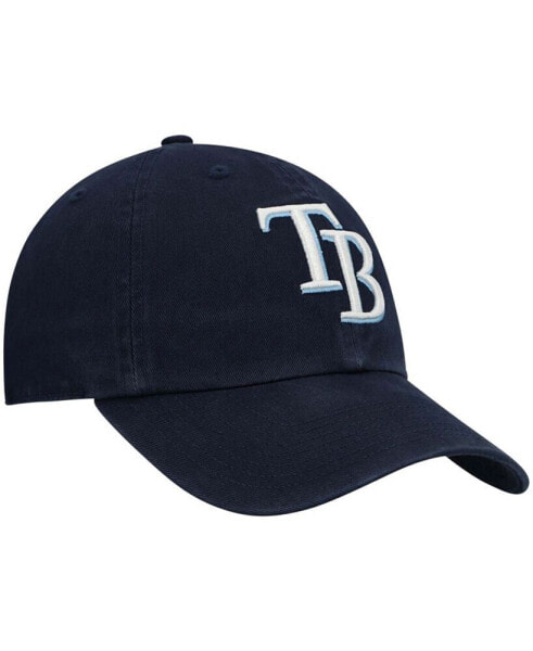 Boys Navy Tampa Bay Rays Team Logo Clean Up Adjustable Hat