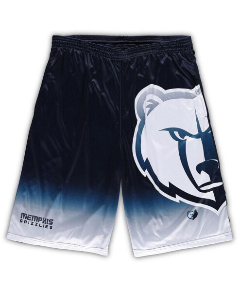 Men's Navy Memphis Grizzlies Big and Tall Graphic Shorts