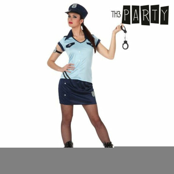 Costume for Adults Th3 Party Blue (4 Pieces)