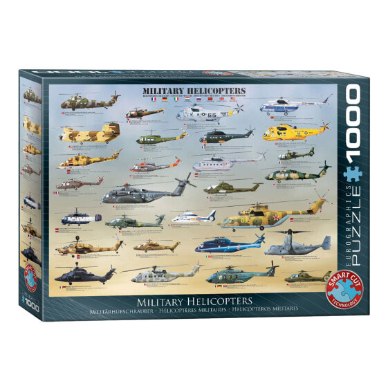 Puzzle Militärhubschrauber 1000 Teile